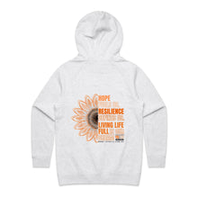 Load image into Gallery viewer, 2024 PWS Awareness Sunflower Women's Supply Hood
