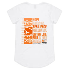 Load image into Gallery viewer, 2024 PWS Awareness Womens Scoop Neck T-Shirt