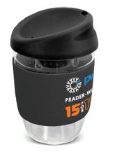 Load image into Gallery viewer, 15 for 15 & PWSA Vic Logo Glass Travel mug