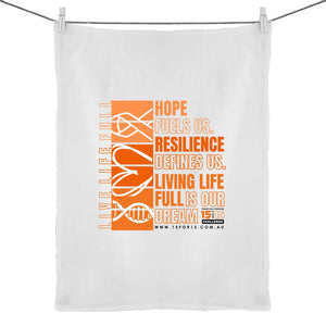 2024 PWS Awareness 50% Linen 50% Cotton Tea Towel