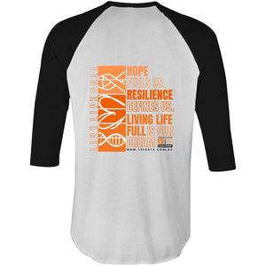 2024 PWS Awareness Unisex 3/4 Sleeve T-Shirt