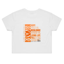 Load image into Gallery viewer, 2024 PWS Awareness Women&#39;s Crop Tee
