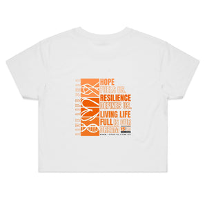 2024 PWS Awareness Women's Crop Tee