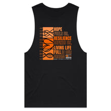 Load image into Gallery viewer, 2024 PWS Awareness Mens Tank Top Tee (Black)
