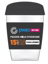 15 for 15 & PWSA Vic Logo Glass Travel mug